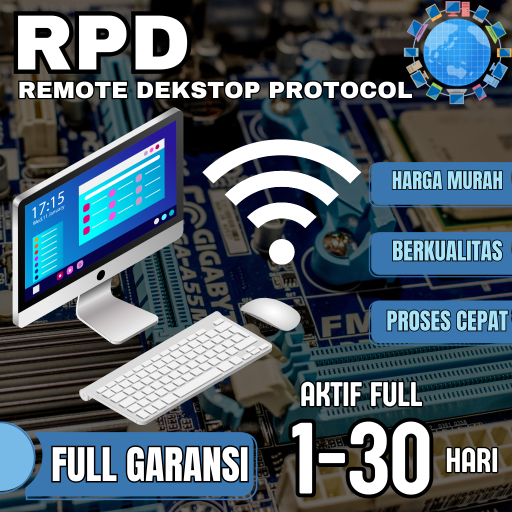 RDP Windows dan VPS linux harian Termurah
