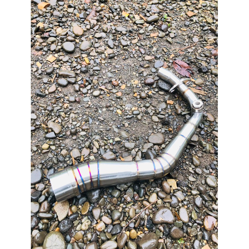 Pipa Leheran Knalpot Motor Vespa matic 2v 3v inlet 50mm