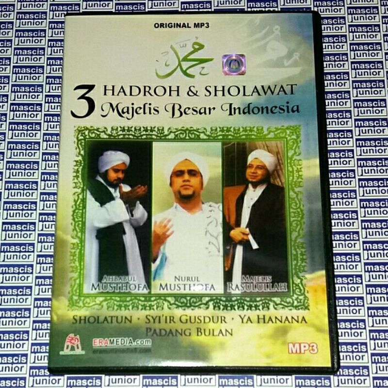 CD Mp3 Hadroh & Sholawat 3 Majelis Besar Indonesia AHBABUL MUSTHOFA NURUL MUSTHOFA MAJELIS RASULULLA