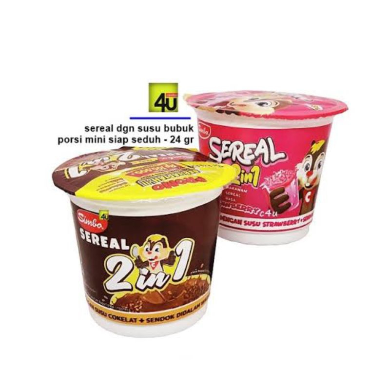 

ECER SIMBA SEREAL COKELAT | STROBERY CUP 2 IN 1 NETTO 1 CUP