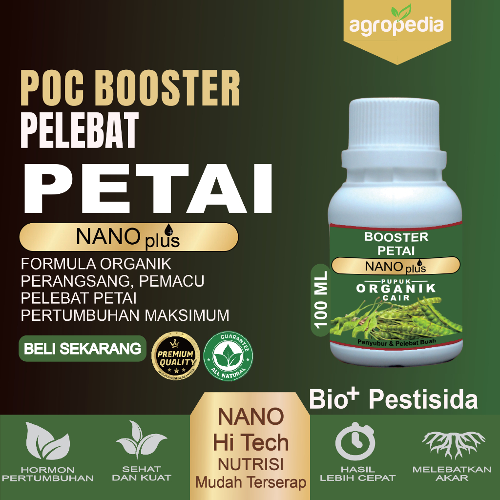 AMINO BOOSTER Pupuk Petai Cepat Berbuah, Perangsang Petai Cepat Besar, Pupuk  Pelebat Petai, Pupuk P