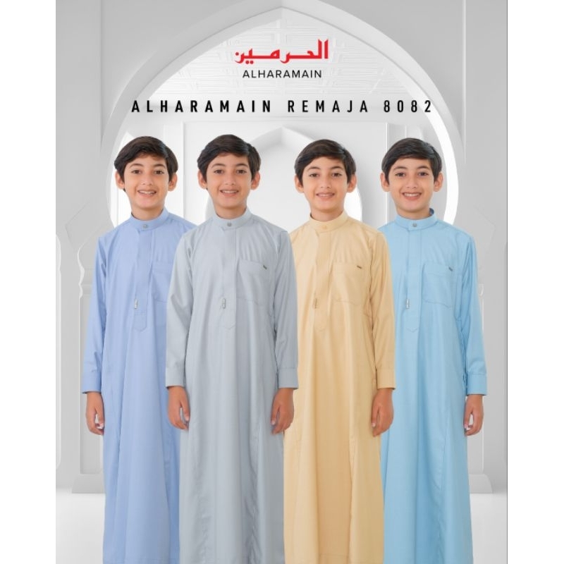 TERBARU JUBAH/GAMIS AL HARAMAIN PRIA DEWASA DAN REMAJA SEMIWOLL(PREMIUM MANSET) Gamis Haramain