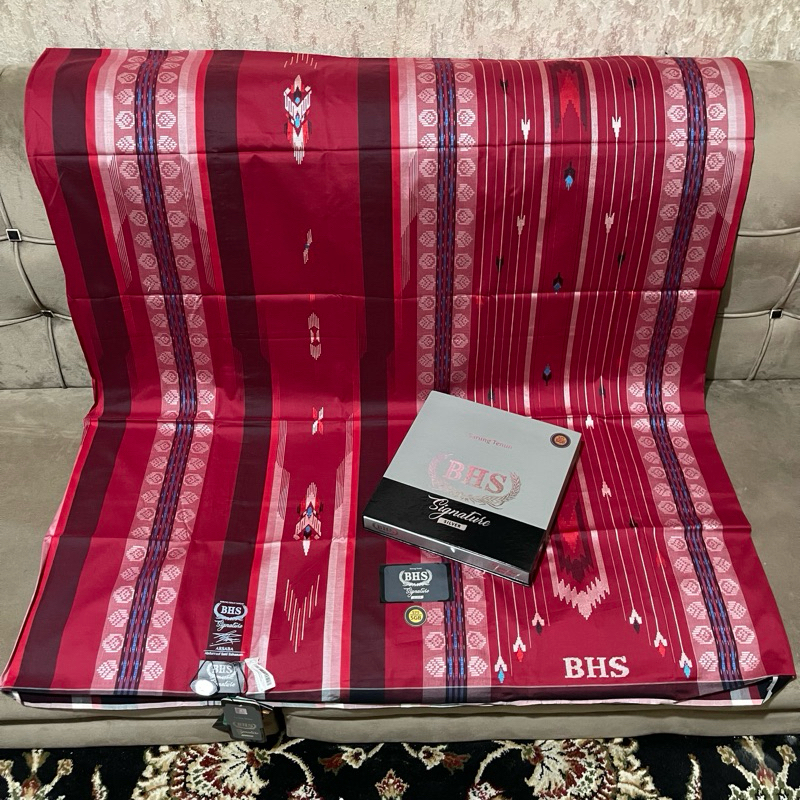Kain Bhs original Signature Silver Kain Sarung BHS Original