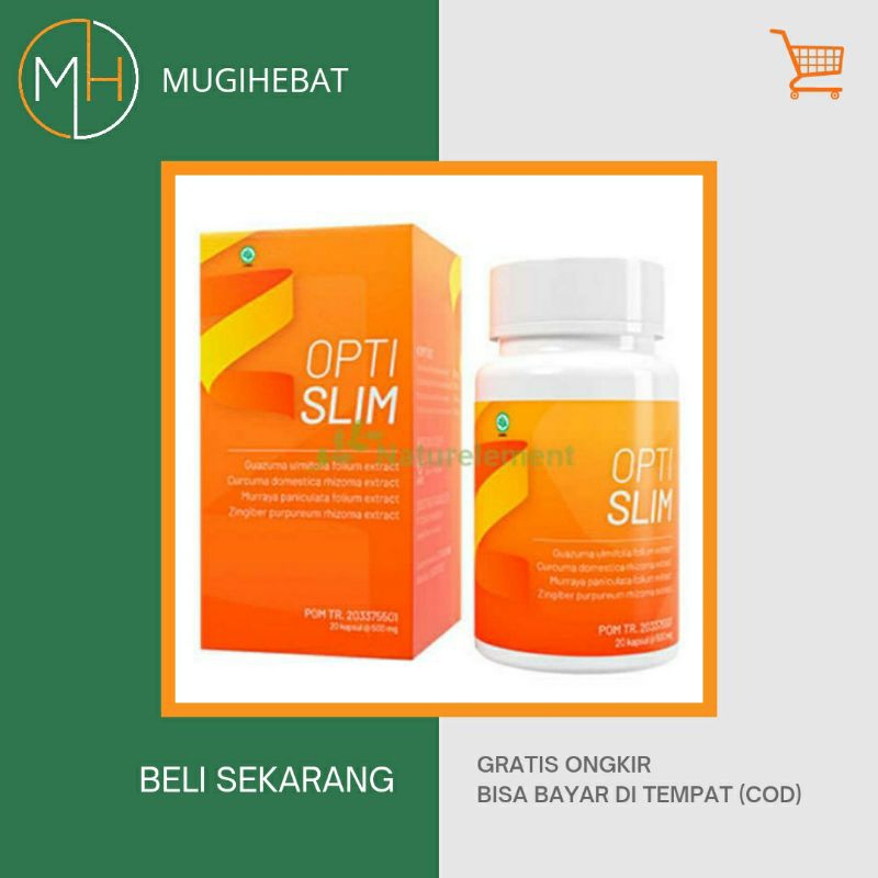 OPTISLIM ASLI OBAT PELANGSING BADAN HERBAL BPOM
