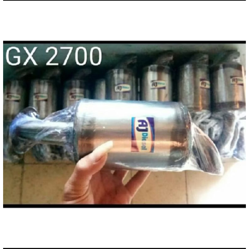 knalpot disel mesin honda GX 2700/370/390 silincer standar