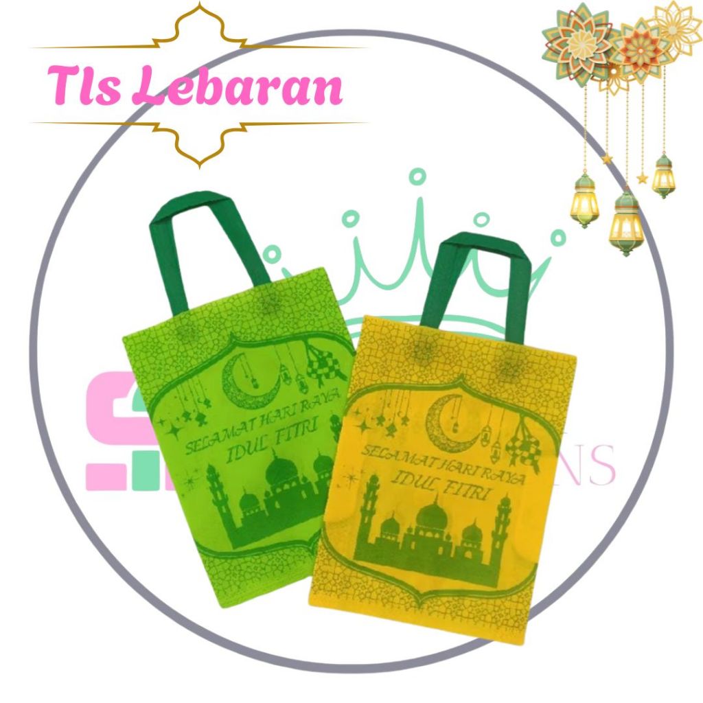 

PAKET HEMAT Tas Lebaran Isi 60pcs Ukuran 30x40 Tas Goodiebag,Tas Hampers