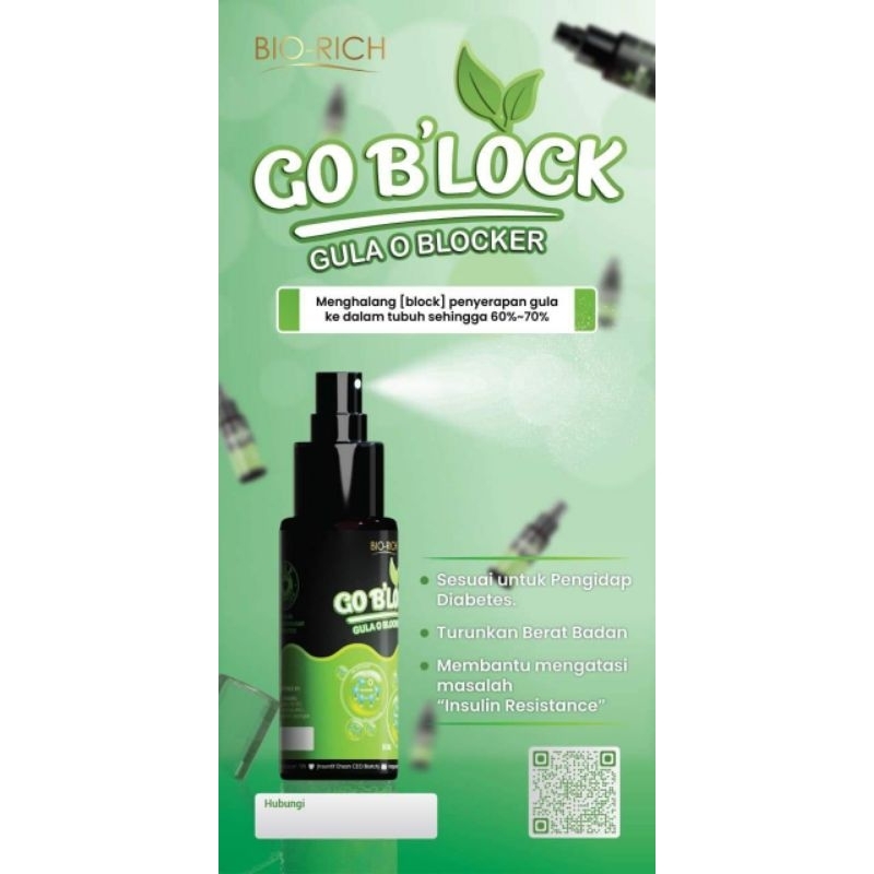 

Kepoin Herbal Gula Go B'Lock Original | Bio Rich Malaysia
