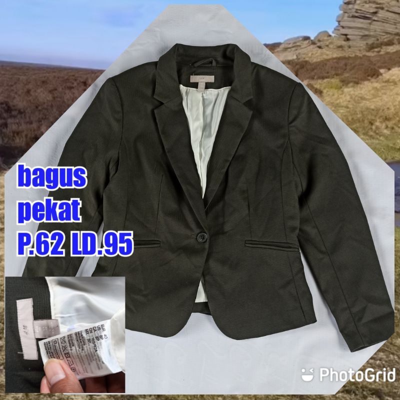 jas blazer outer ladies wanita perempuan cewek hnm nit uniqlo