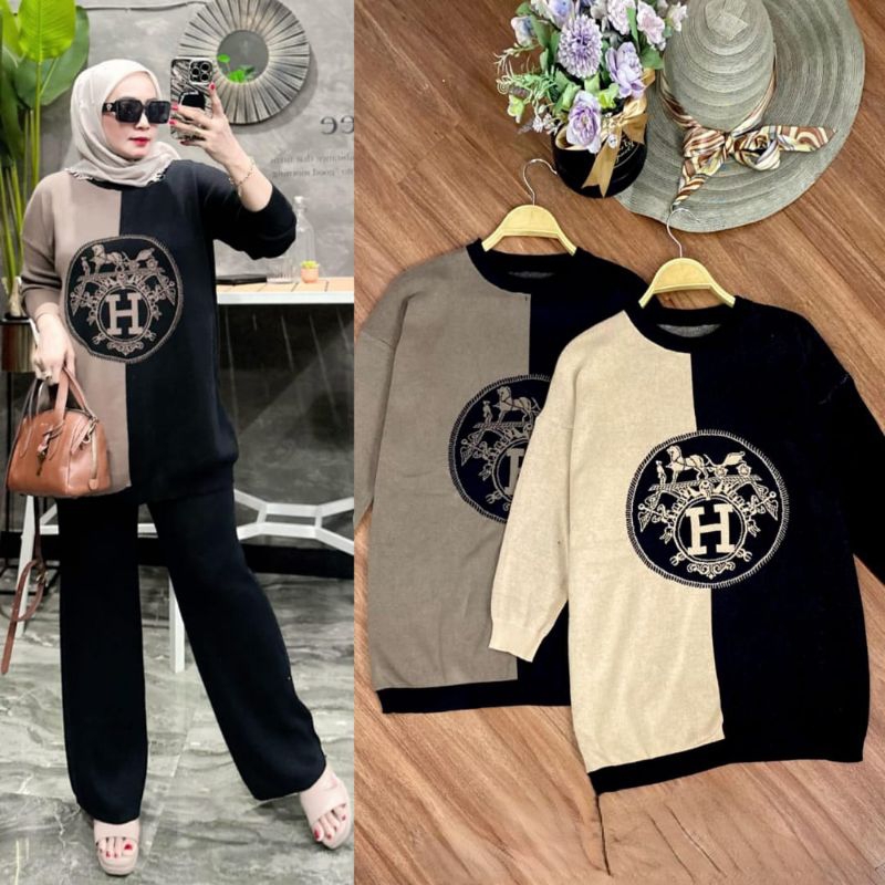 Harmes Rajut Jumbo blouse rajut jumbo blouse jumbo blouse rajut import