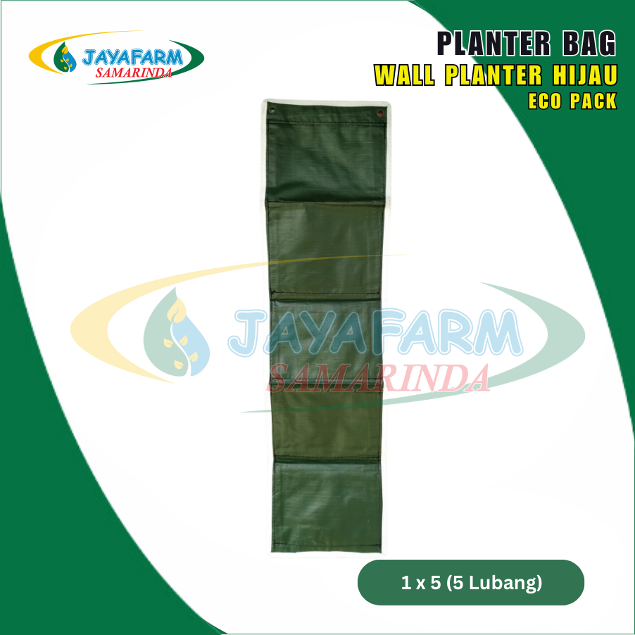 Wall Planter Bag Horizontal 1 × 5 (5 Kantong) - Eco Pack