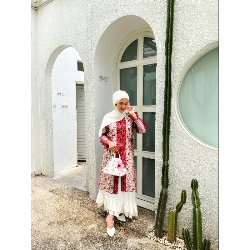 Ellegancy outer premium | Outer brokat premium | Outer brokat wanita premium | Outer brokat kondanga