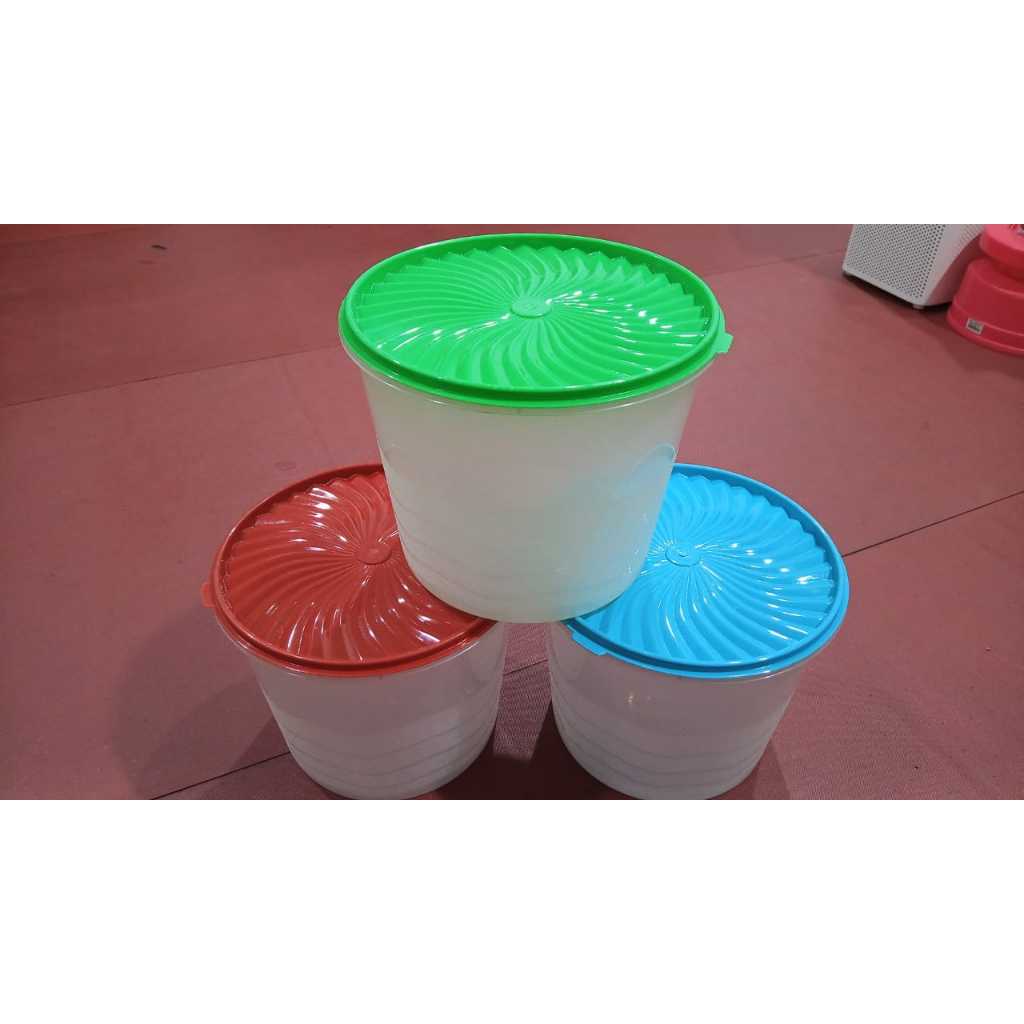 toples plastik bulat ukuran 10 liter toples krupuk toples kue