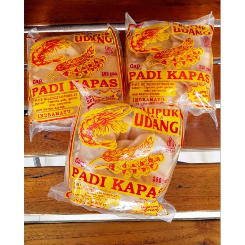 

KERUPUK UDANG PADI KAPAS 250GR