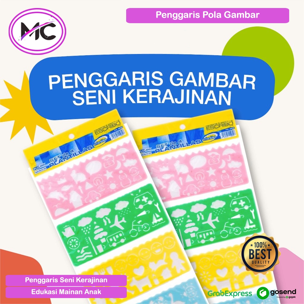 

Penggaris Gambar Plastik Karakter Pengaris Pembuat Pola Kerajinan Stationary Alat Tulis Seni untuk Anak Karakter Bentuk Pola Lucu Penggaris Pola untuk Menggambar Bentuk Dasar