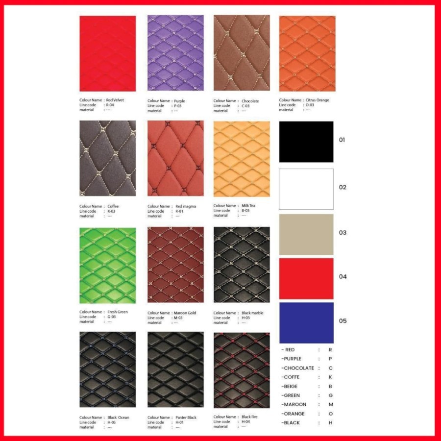 KARPET MOBIL UNIVERSAL 5D KARPET MOBIL 3 BARIS 6PCS KARPET MOBIL