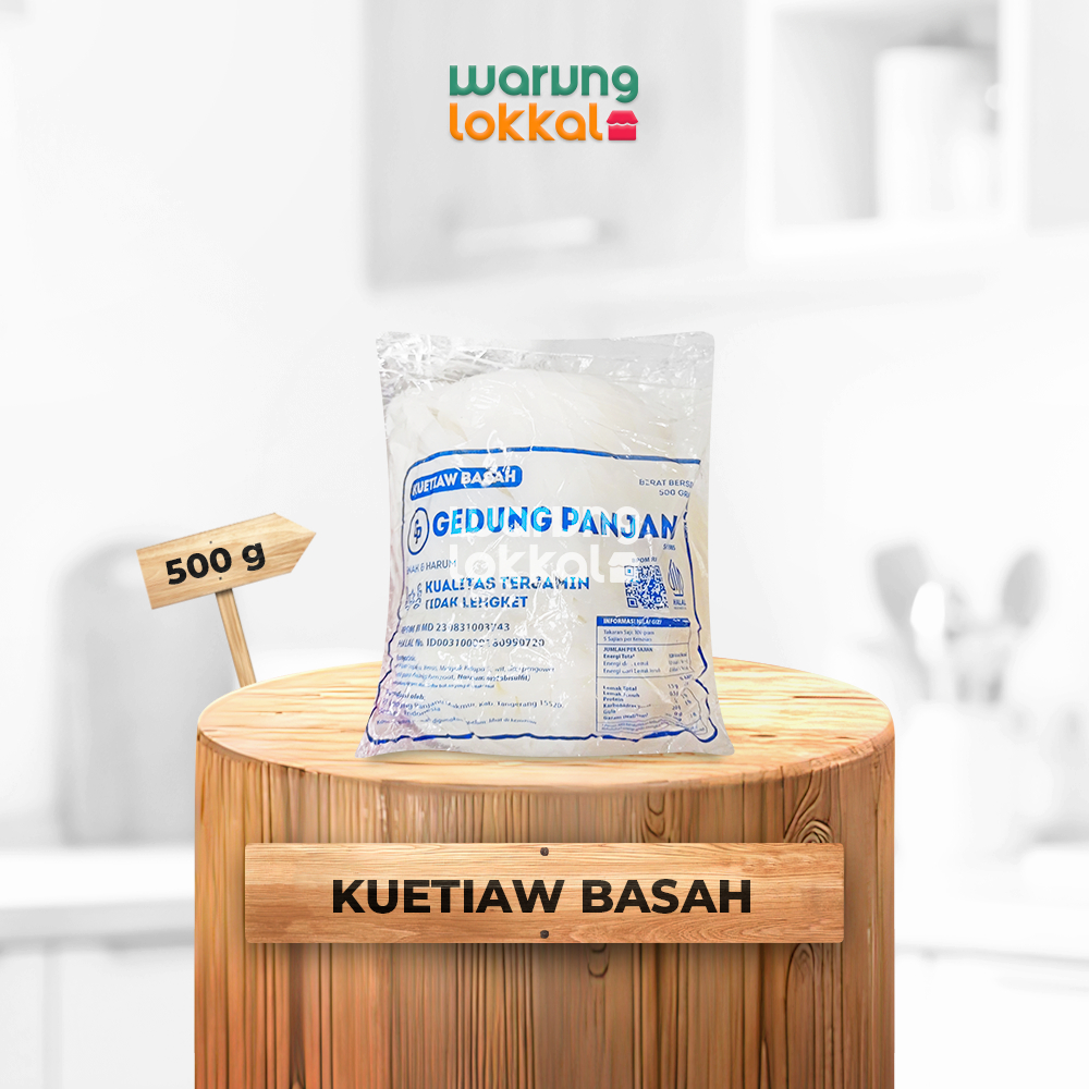 

Gedung Panjang Kuetiaw Basah 500g - Warung Lokkal