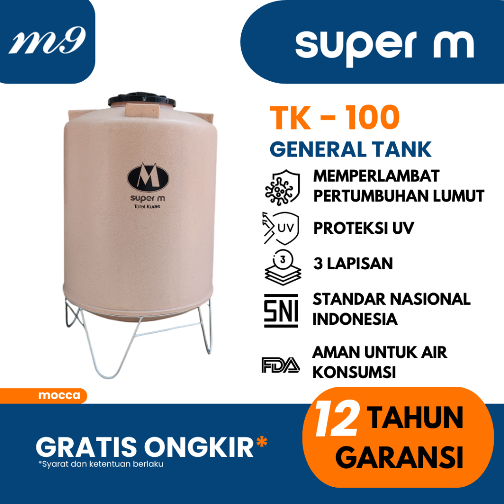 Tangki Air Toren Air Tandon Air 1000 liter
