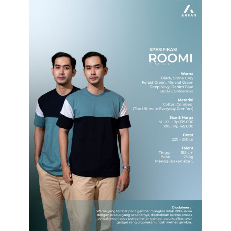 [READY STOK PUSAT] Roomi T-shirt by Arfan/ORI ARFAN