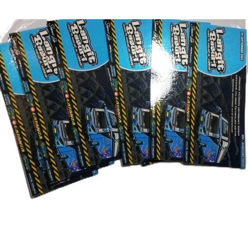 

Stiker langit basuri biru original 1pcs