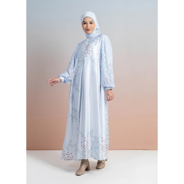 ELZATTA BUSANA MUSLIM PAKAIAN WANITA DRESS SARIMBIT GAMIS CHIFFON SATIN MARRAKESH