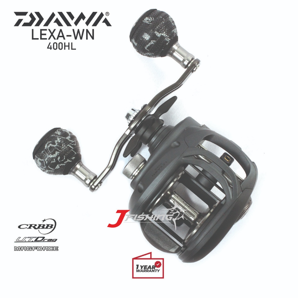 Reel BC DAIWA LEXA WN 20 400HL | Baitcasting | Handle Kiri | Resmi
