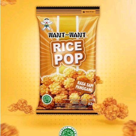 

Keripik Cemilan Kering WANT-WANT RICEPOP Sapi Panggang 30gr - Food, Jagung, Goreng, Snack Camilan