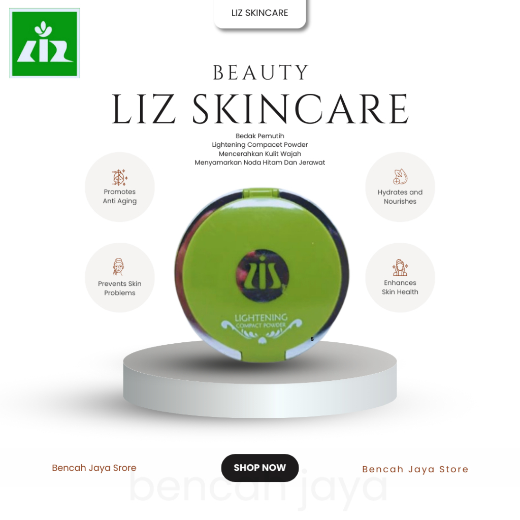 Liz Skincare Bedak Padat Acne Compact Bedak Jerawat