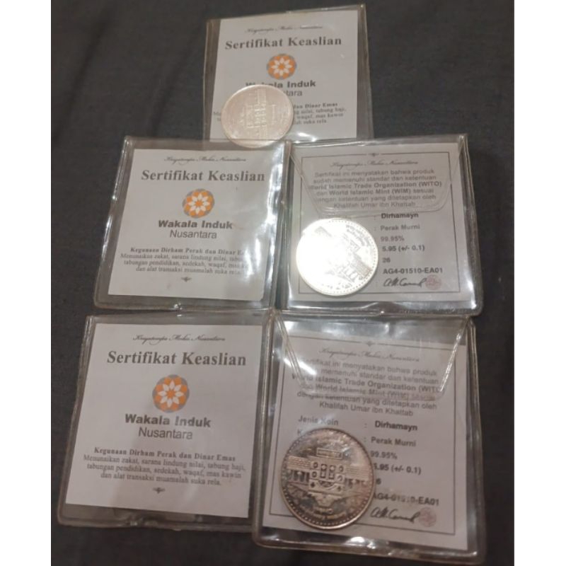 Koin Dirham Dirhamayn Wakala Induk Nusantara