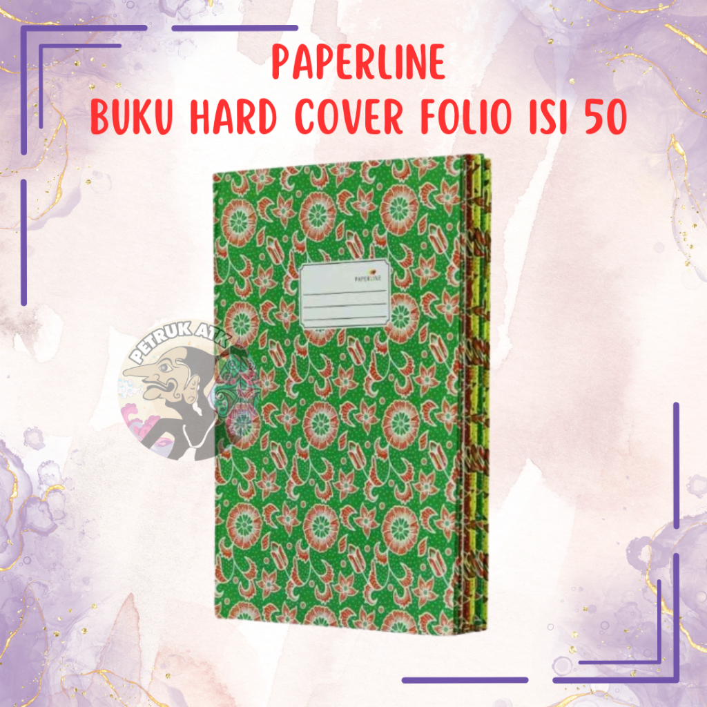 

[PCS] BUKU HARD COVER FOLIO PAPERLINE 50 LEMBAR