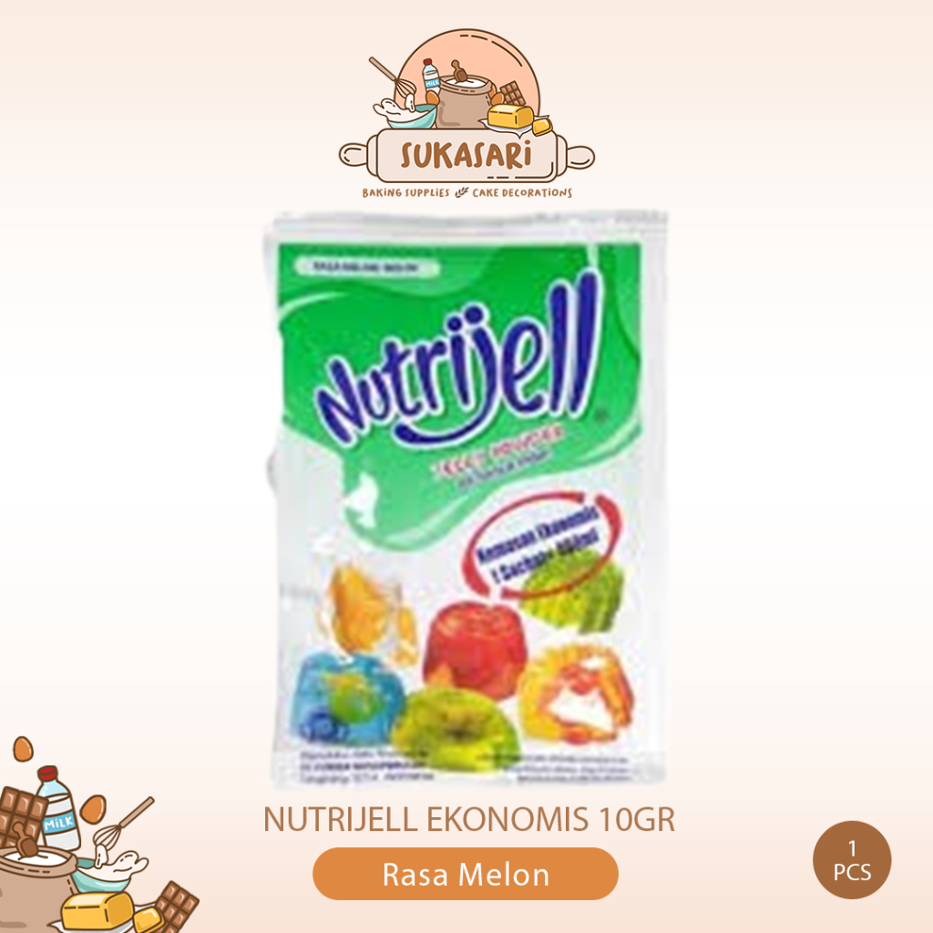 

Nutrijel Ekonomis Melon 10 gr / jelly agar melon murah
