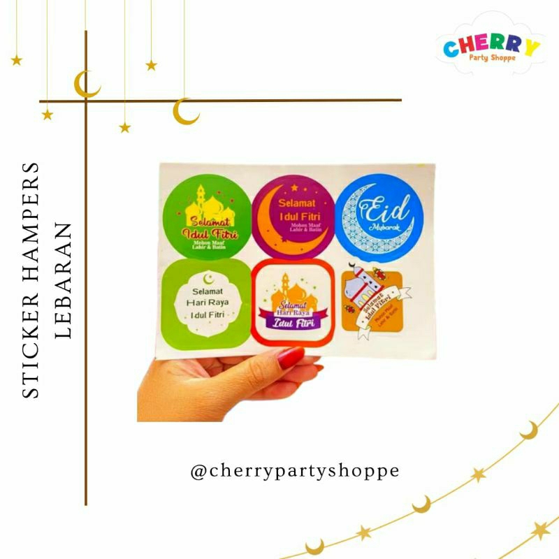 

Sticker Idul Fitri/ Sticker Segel Toples Lebaran/ Sticker hampers