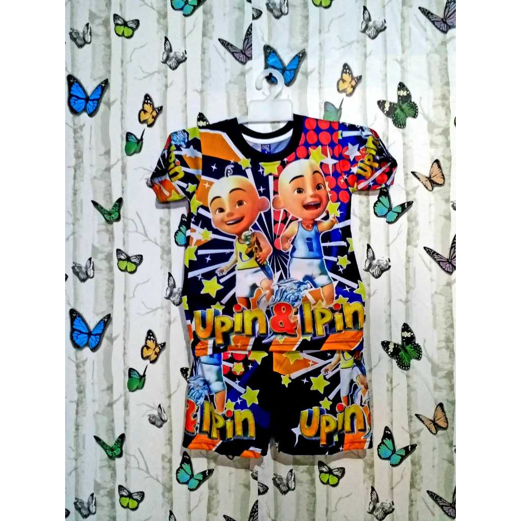 SETELAN ANAK LAKI-LAKI USIA 2-12 TAHUN GAMBAR UPIN IPIN | SETELAN ANAK LAKI LAKI UPIN IPIN | STELAN 