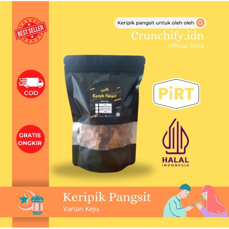 

Keripik pangsit dengan inovasi baru varian keju