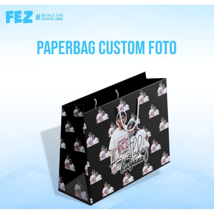 

Paper Bag Custom Souvenir Ulang Tahun - Packaging Unik