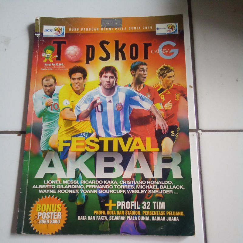 Buku panduan resmi piala dunia 2010 topskor