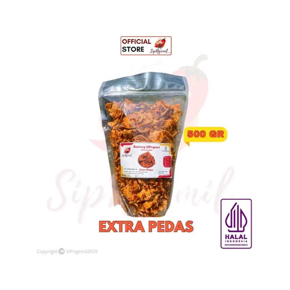 

BASRENG KEMASAN 500 GRAM SIP NGEMIL KHAS LOMBOK