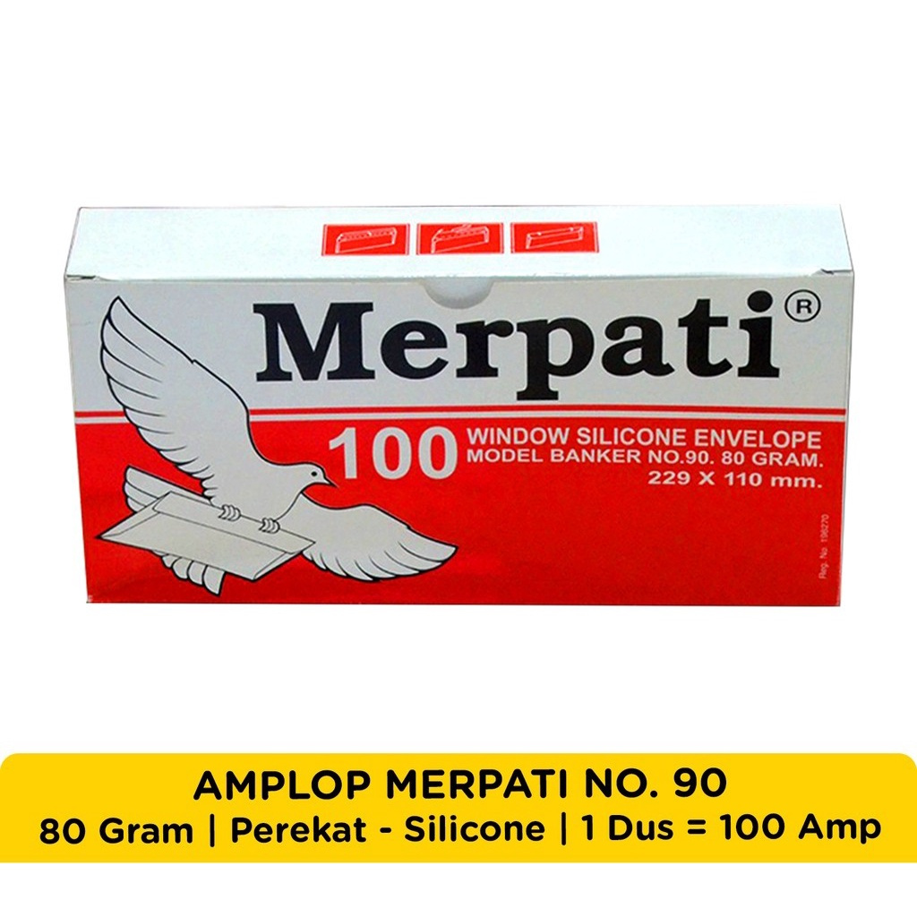 

AMPLOP MERPATI 90 SILIKON PEREKAT ISI 100 PCS