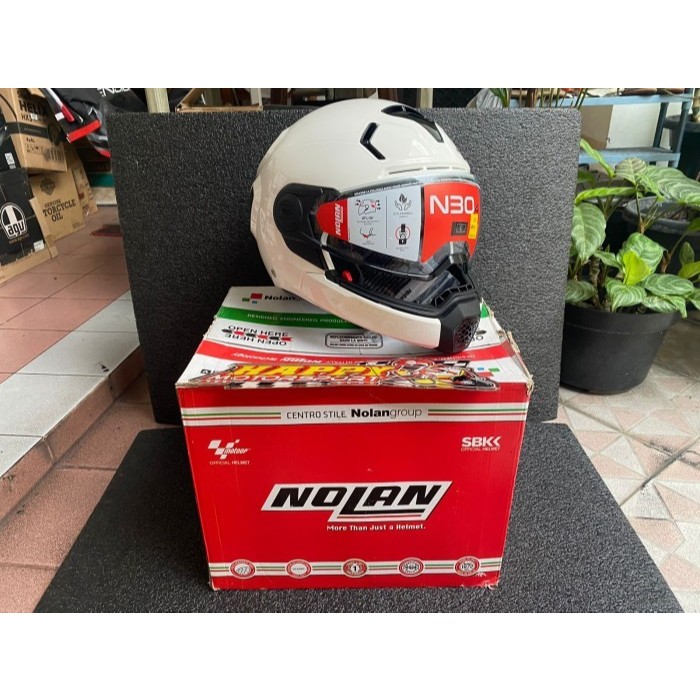 Helm Nolan N30-4 N304 TP Classic WHITE