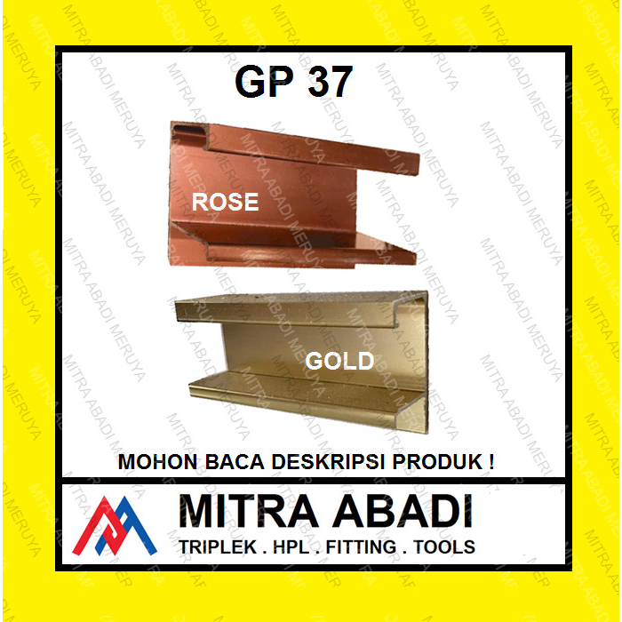 Profil Frame Handle Alumunium Aluminium HUBEN GP 37 GP37 GP-37