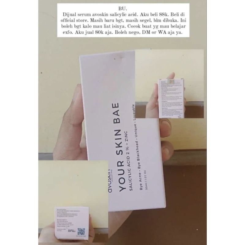 PRELOVED SERUM TONER AVOSKIN CUSHION LOOKE