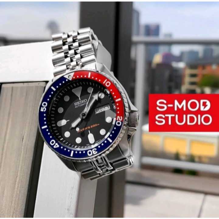 Jam Tangan Seiko Prospex Skx Diver's  SKX007 Mens Water Ghost Mechanical Watch Professional Diving M