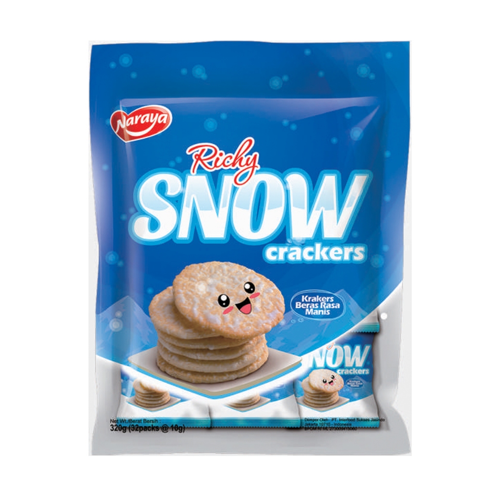 

NARAYA 320g SNOW CRACKERS