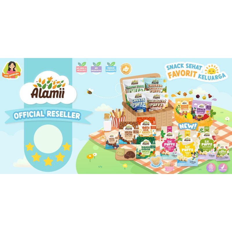 

Alamii Honey Gummy Tropical Rush Wild Berries 40gr cemilan snack anak