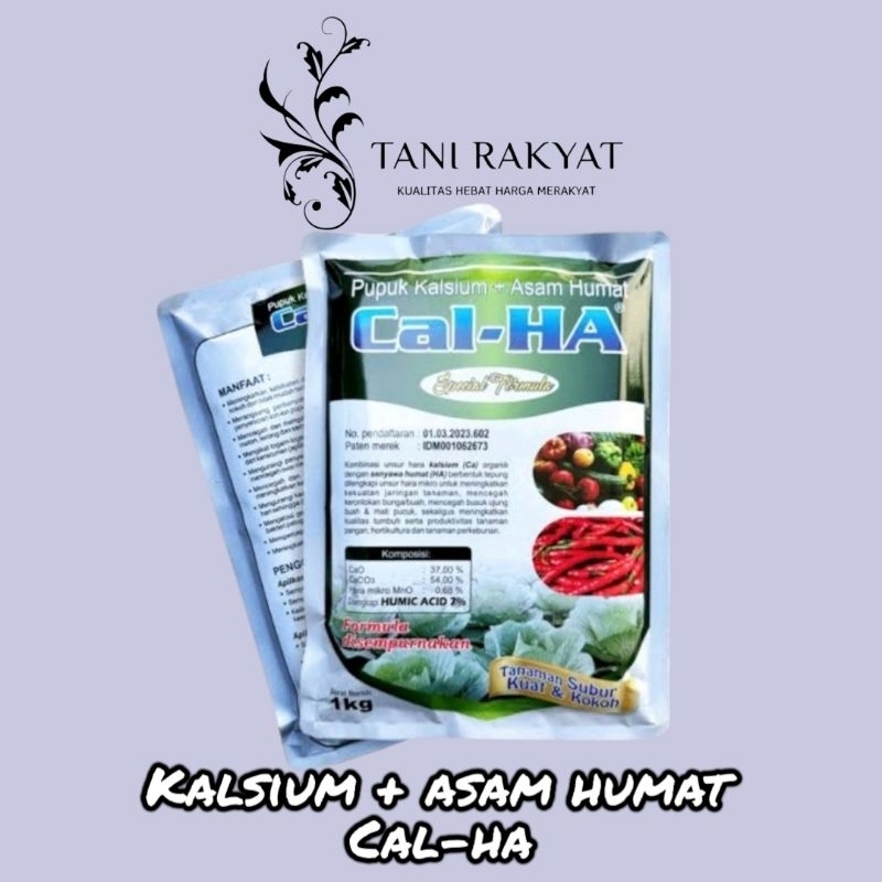 PUPUK KALSIUM + ASAM HUMAT CAL-HA 1KG CAL HA