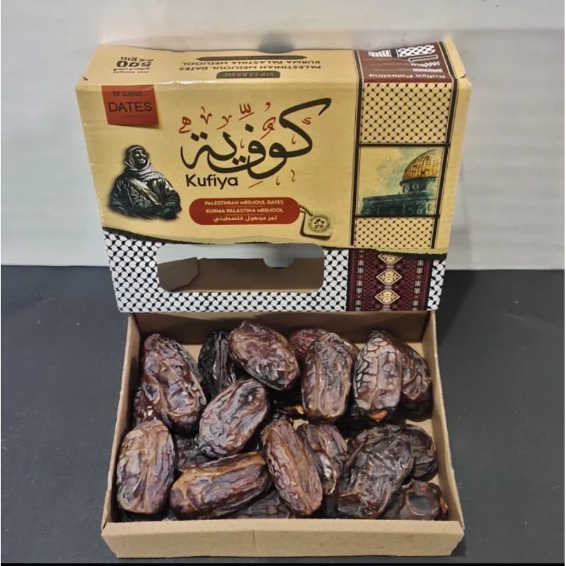 

Kurma Medjoul Palestina Kufiya Premium Dates Medjool 1kg