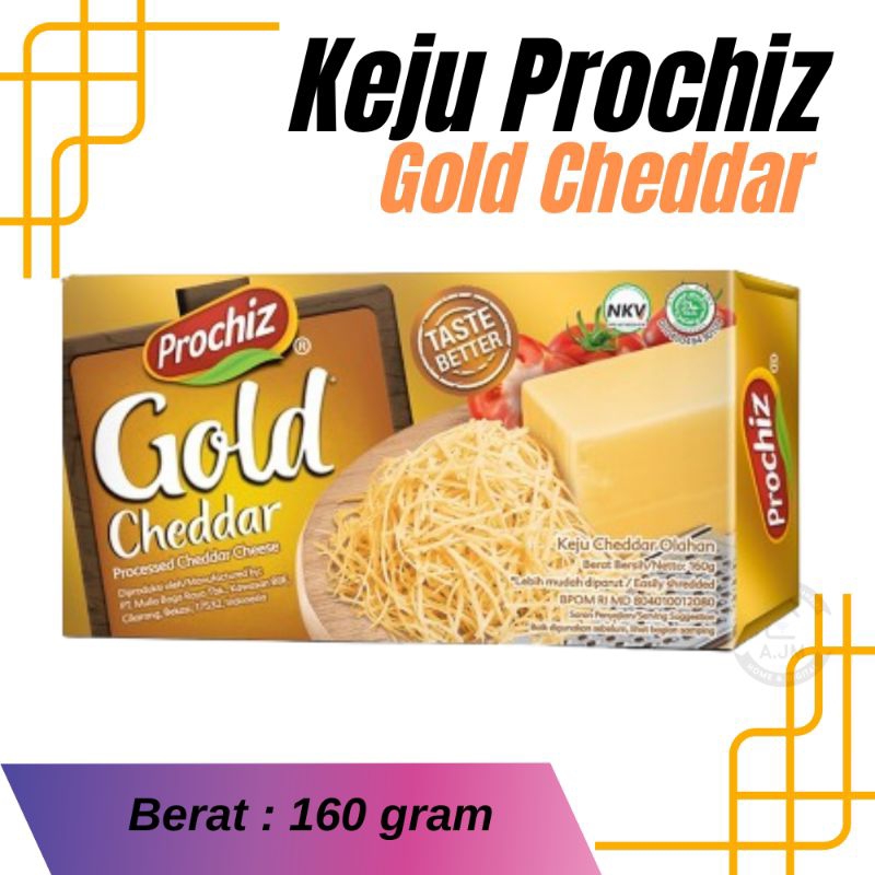 

Keju Prochiz Gold Ceddar 160 gram