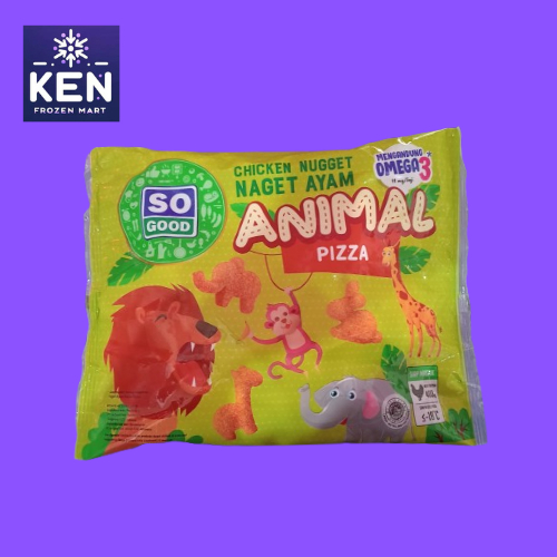 

SO GOOD Chicken Nugget Animal Pizza 400gr