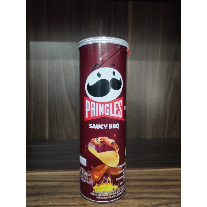 

Pringles Saucy BBQ Keripik 102gr