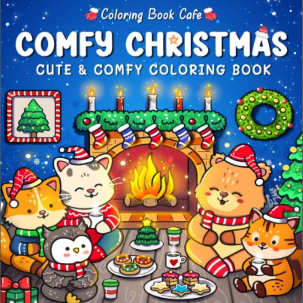 

Comfy Christmas Coloring Book