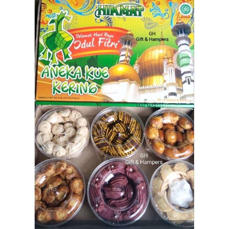 

KUE KERING LEBARAN IDUL FITRI PAKET HIKMAT PARSEL RAMADHAN ISI 6 TOPLES X 250GR BAHAN PREMIUM
